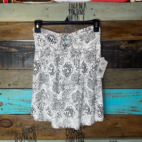 NWT Rip Curl Tube Top Python Print M - Picture 3 of 14